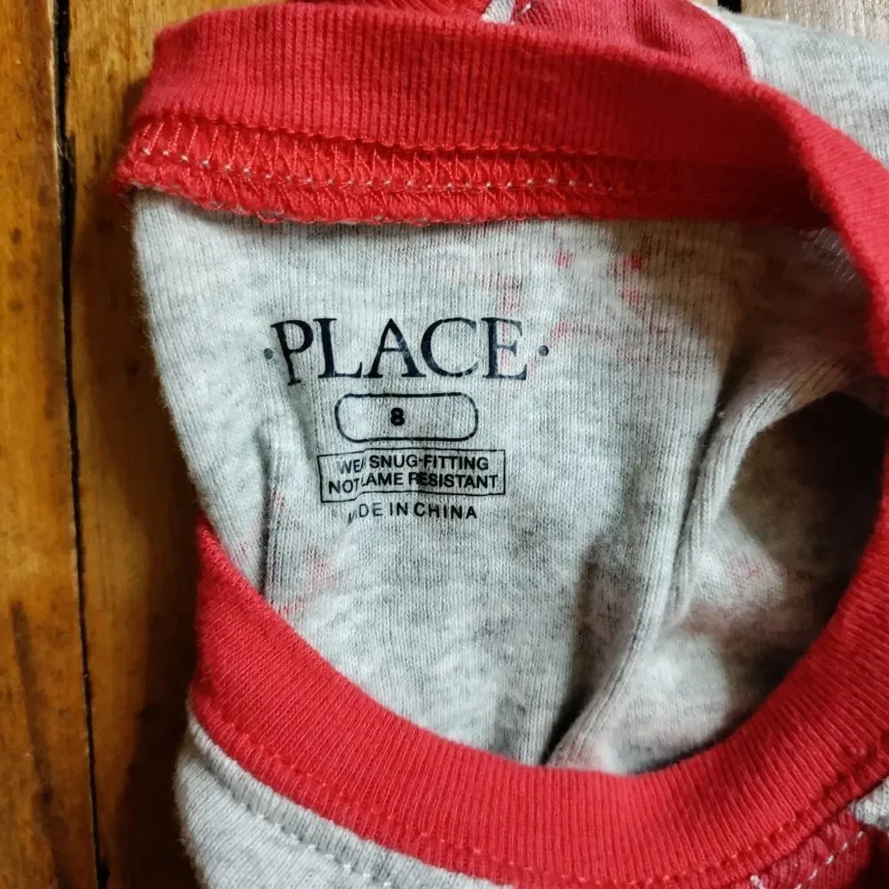 Place size pajamas