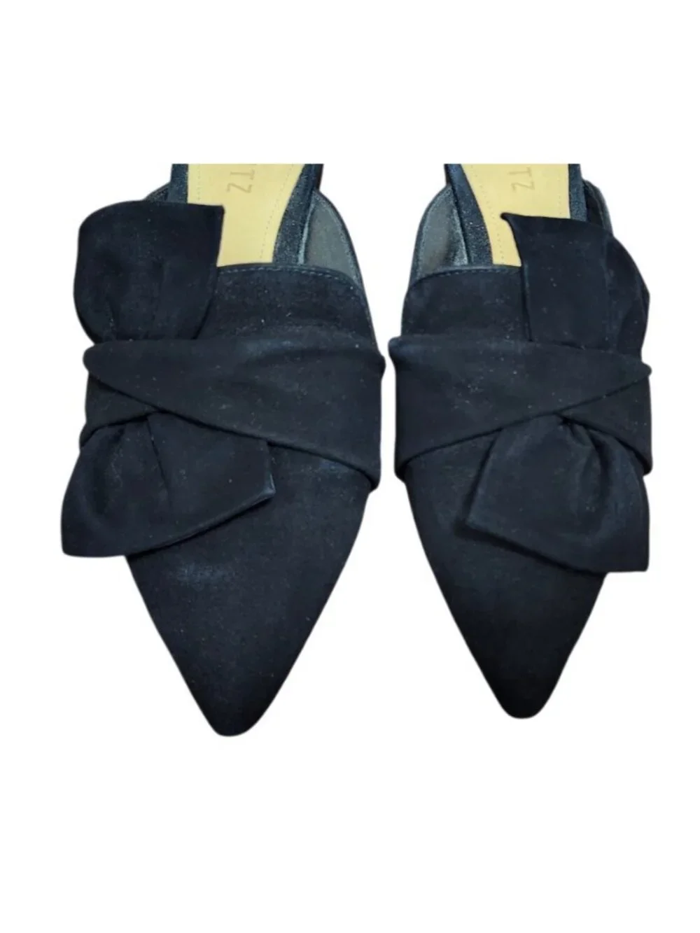 Schutz black suede