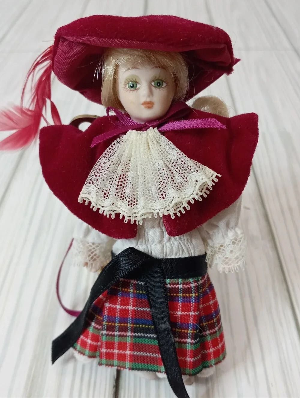 Vintage Danburry Mint Collection The Ladies of Fashion Porcelain Doll Christmas