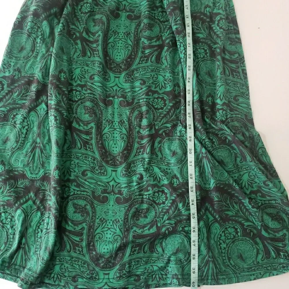 Girls Dress Holiday Party Black Green 40