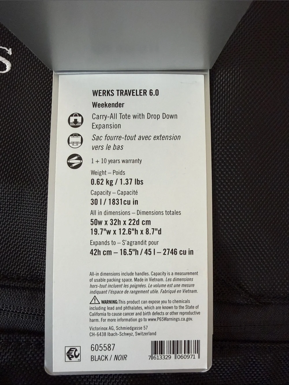 Victorinox sturdy expandable