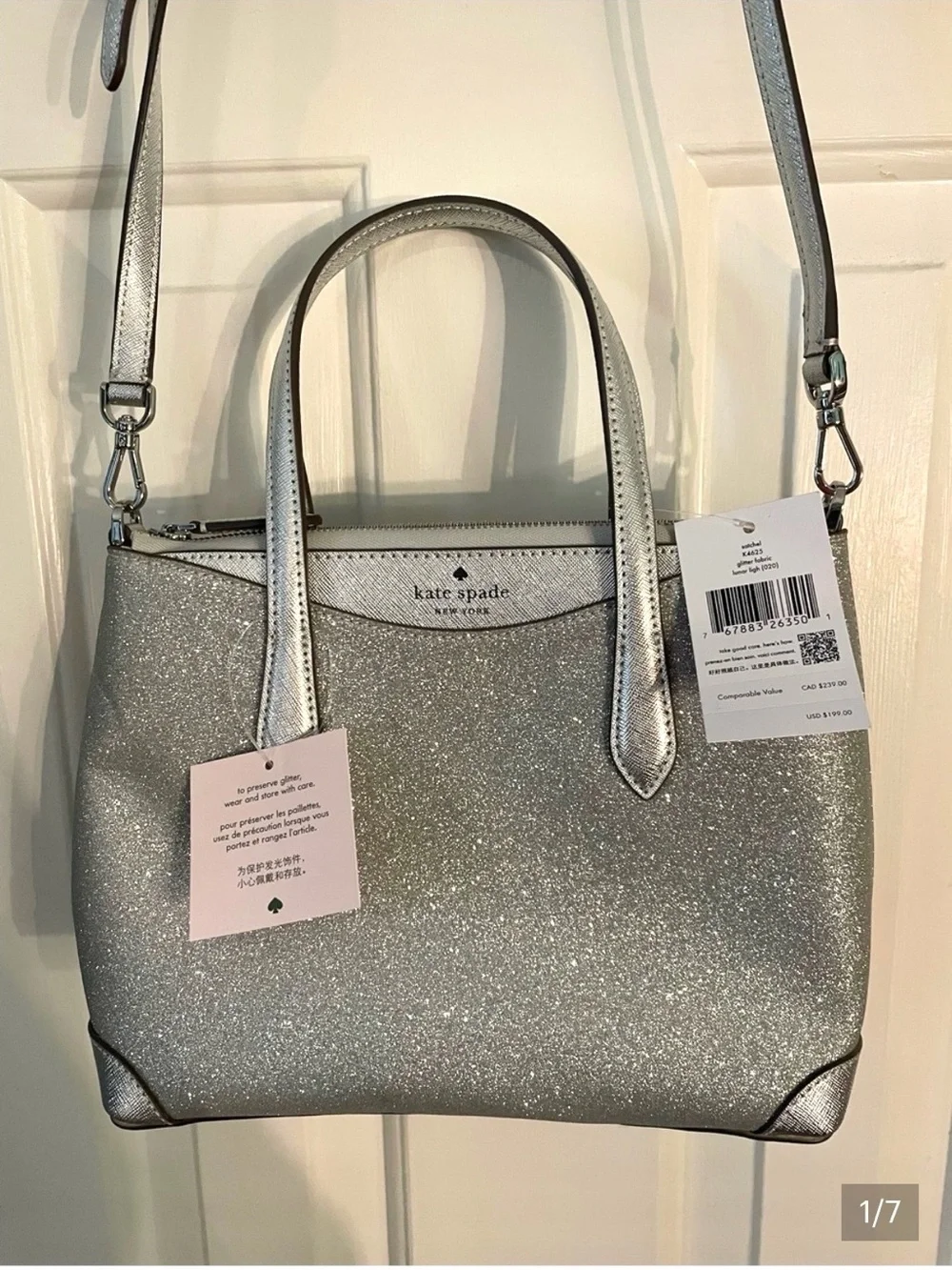 kate spade back new glitter