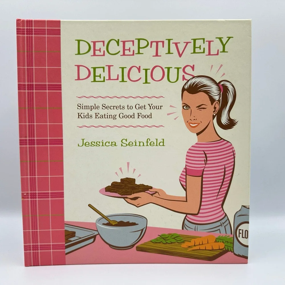Deceptively Delicious Seinfeld 2007 Spiral Hardcover HarperCollins‎ Kids Cooking