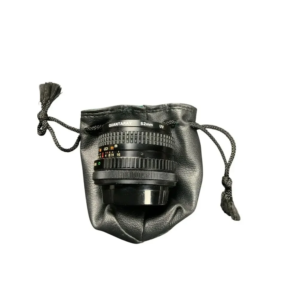 Tokina EL 28mm f/2.8 Lens Canon FD Mount Japan w/ Quantaray 52mm UV Filter