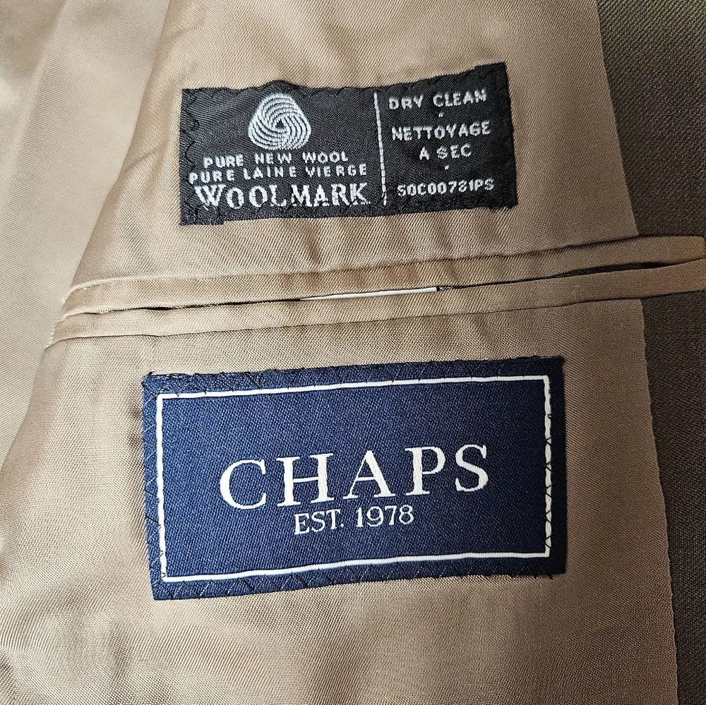 Chaps‎ Brown Wool Blazer 42R