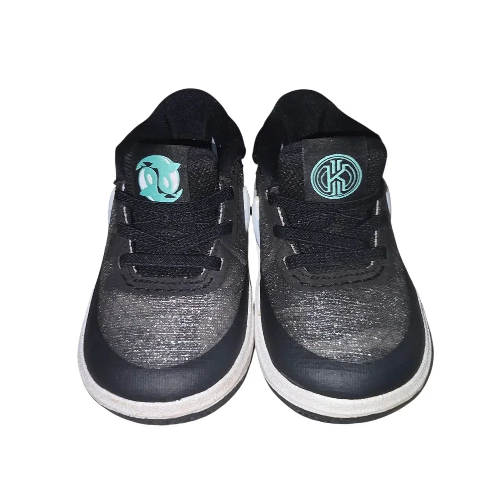 Nike‎ Kyrie 7 Kids Black Glitter Basketball Shoes Size 6C DQ8081 001 Children's