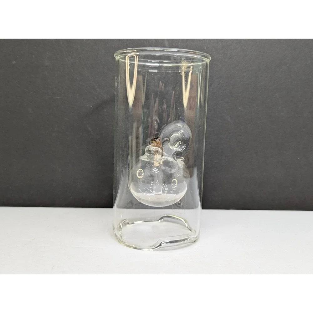 VTG Wolfard Glass Oil Lamp Hand blown 6