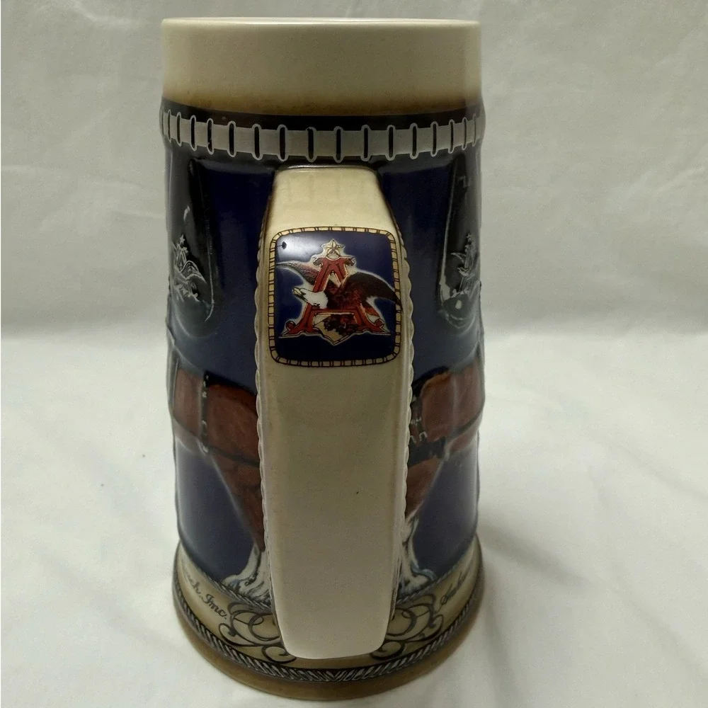 Vintage Budweiser Beer Stein Champion Clydesdales King of‎ Beers Collector Mug