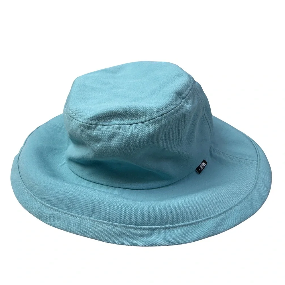 The North Face Womens‎ Bucket Hat Light Blue Broonie Sun Hat SM SM/P-M