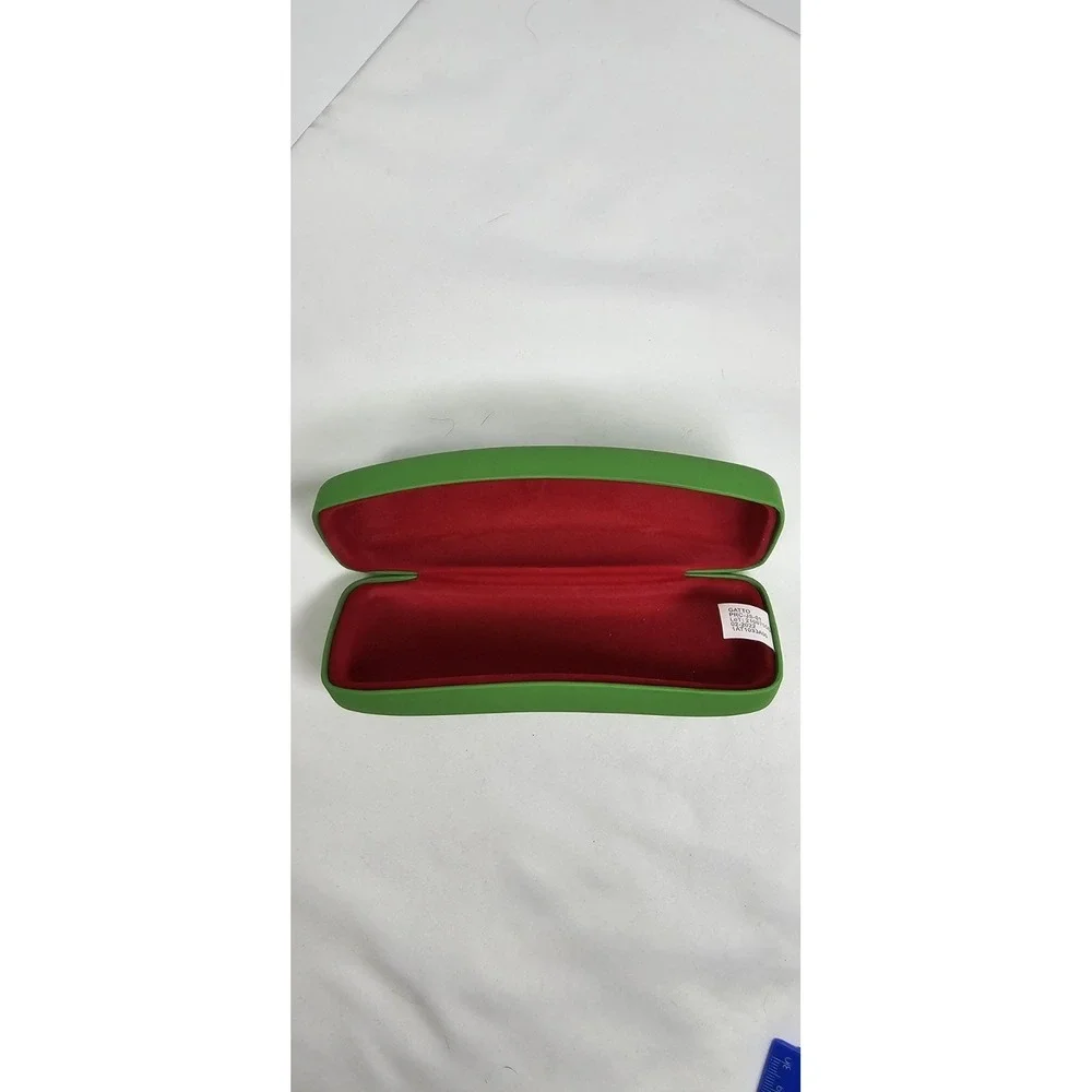 Ray-Ban Green Sunglasses Case Red Interior Hard‎ Shell Eyeglass Case