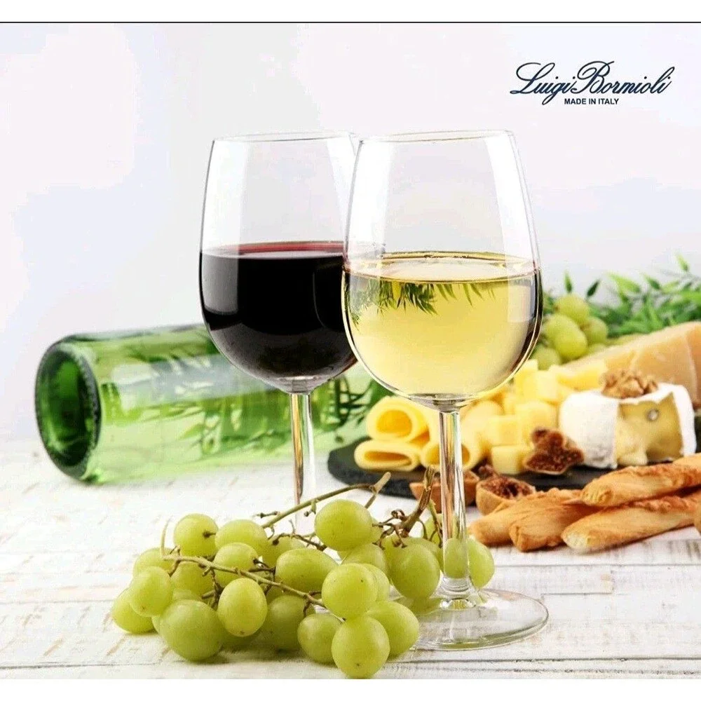 Luigi Bormioli Chardonnay 4 set 16.25oz Crystal Wine Glasses Event Wedding Party
