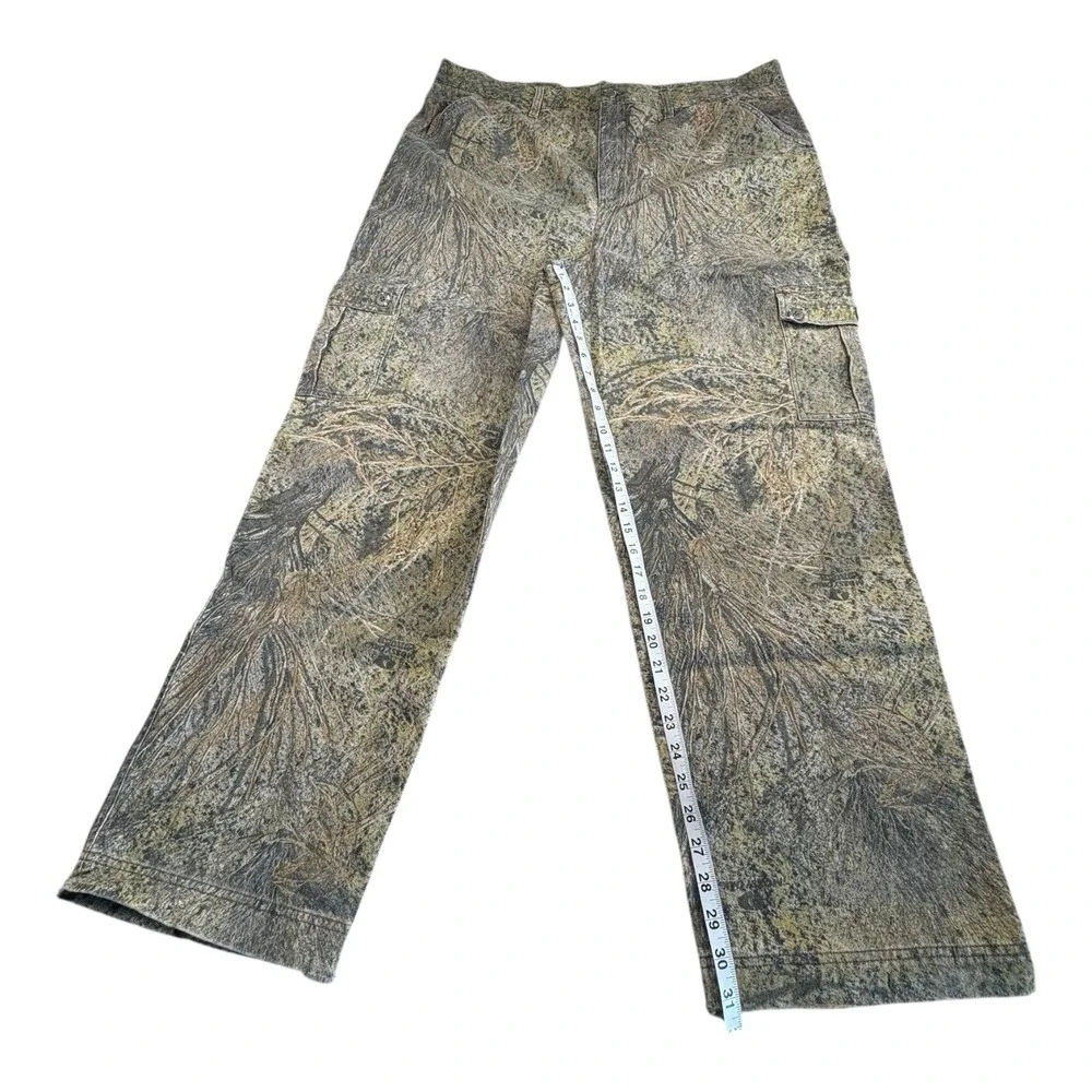 Russell Outdoors Camo‎ Cargo Hunting Pants Men's XL XLT Cotton Realtree