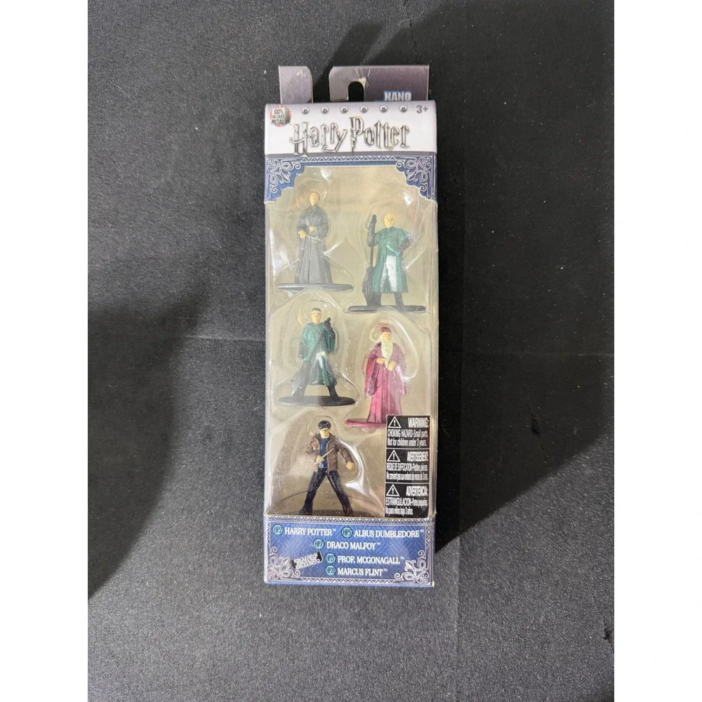 Jada Toys Harry Potter Nano Metalfigs 5PK Multicolor New Die-Cast Metal Figures