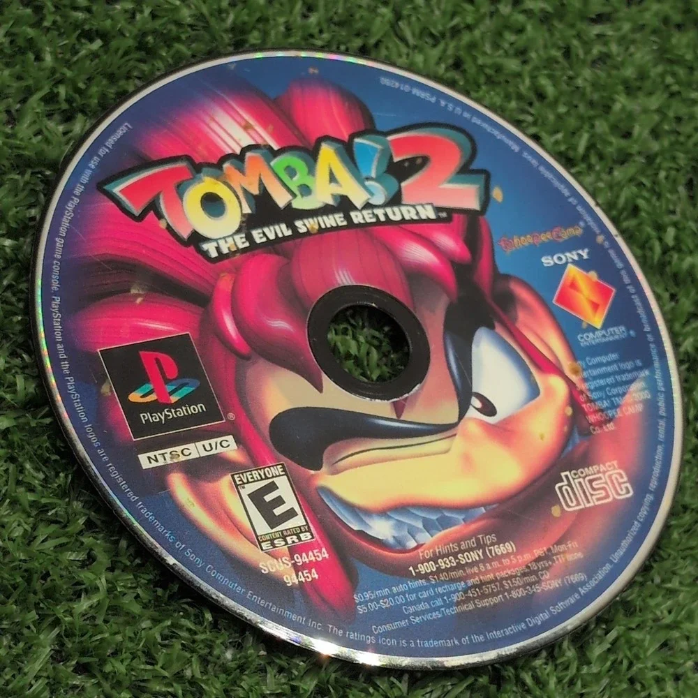 Tomba 2: The Evil Swine Return (Sony PlayStation 1 PS1 Disc Only Tested &  Works