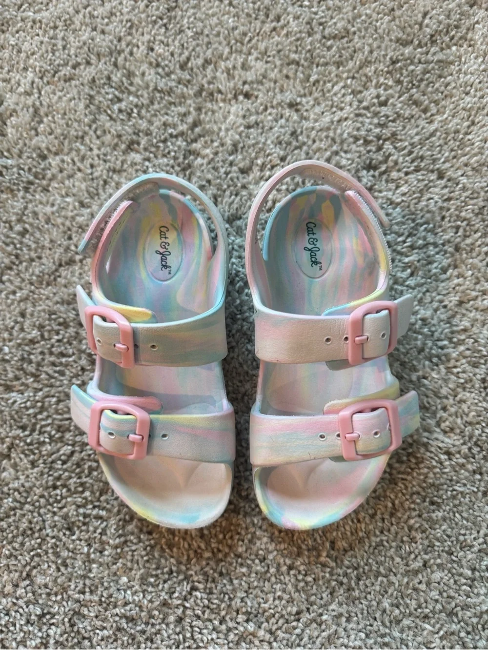 Cat & Jack sandals straps soft