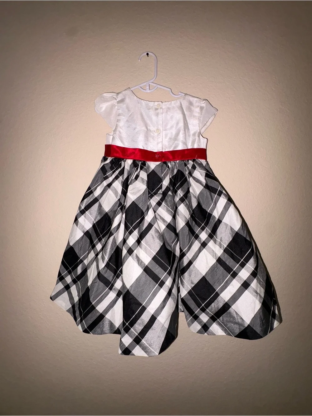 Gymboree white plaid