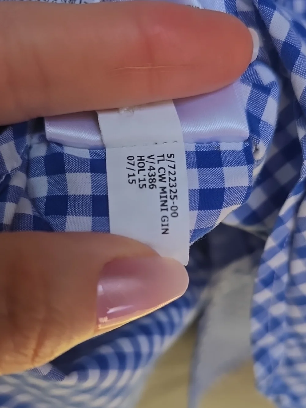 Banana Republic guc gingham
