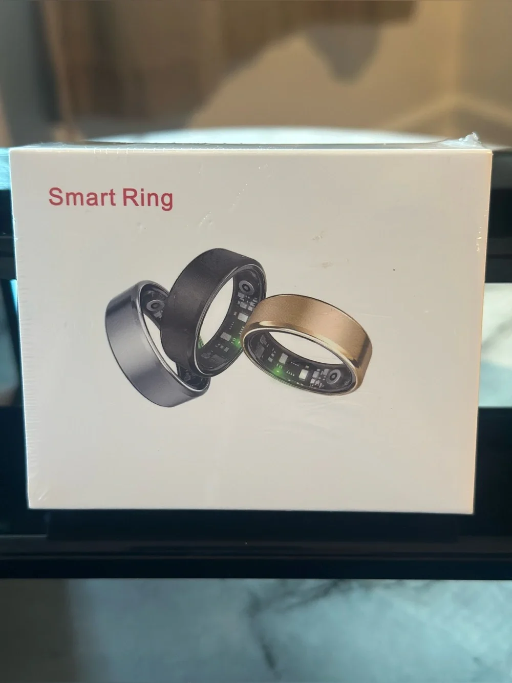 Smart Ring Health Tracker - size 7 gold