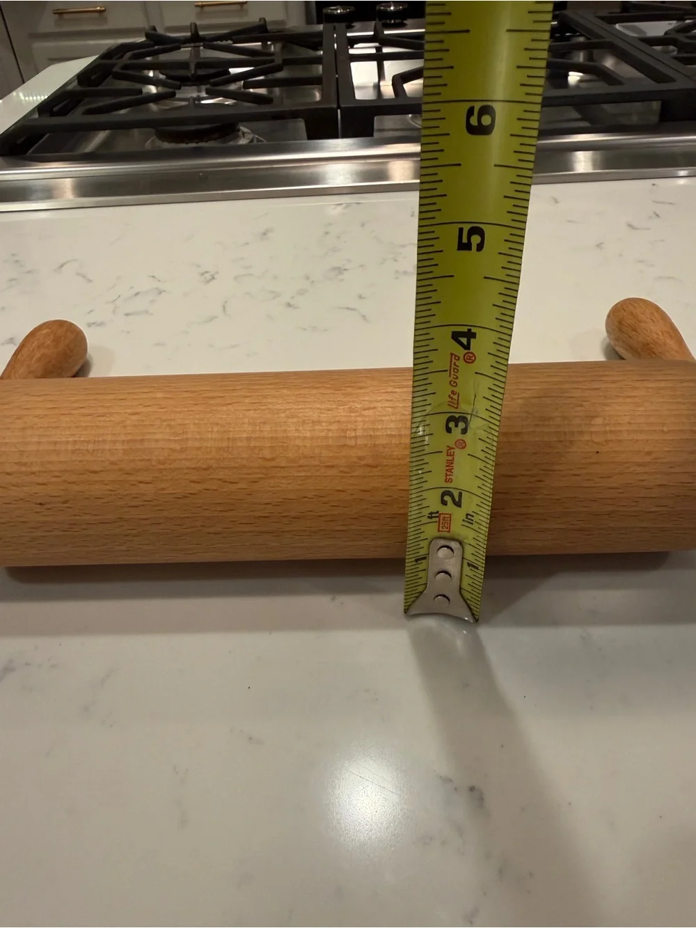 Wooden Vertical Handle Rolling Pin wooden vertical