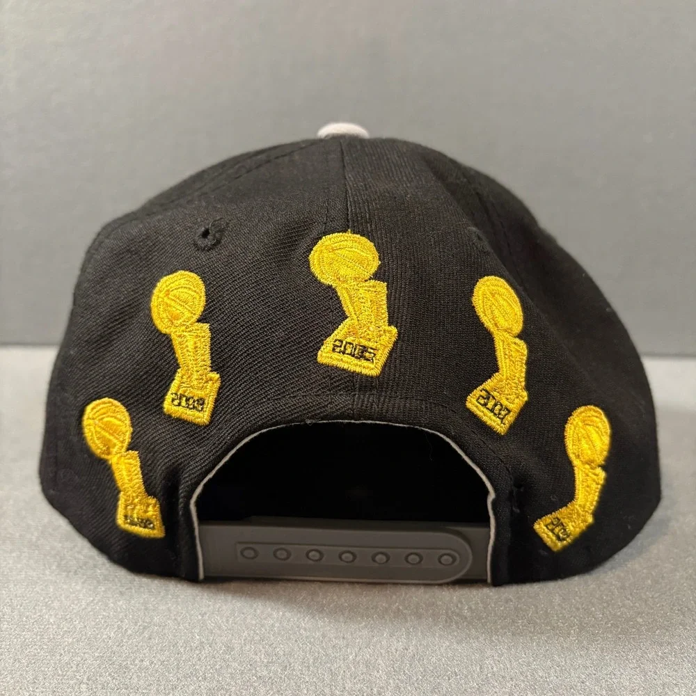 Rare Limited San Antonio Spurs‎ Ring Ceremony Adidas Cap w/ Skyline & Trophies