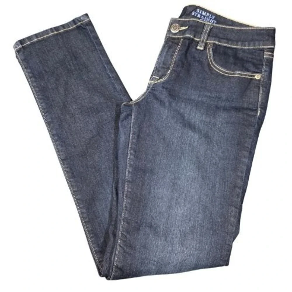 Limited Simply Straight 678 Womens 6 Dark‎ Wash Straight Leg Denim Trouser Jeans