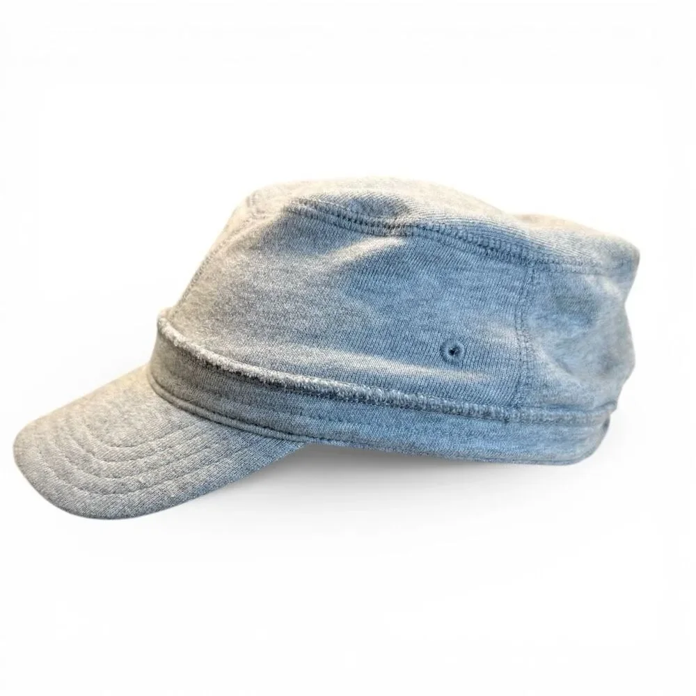 Baby Gap Youth Kids Gray French Terry Military Hat - Sz M/L