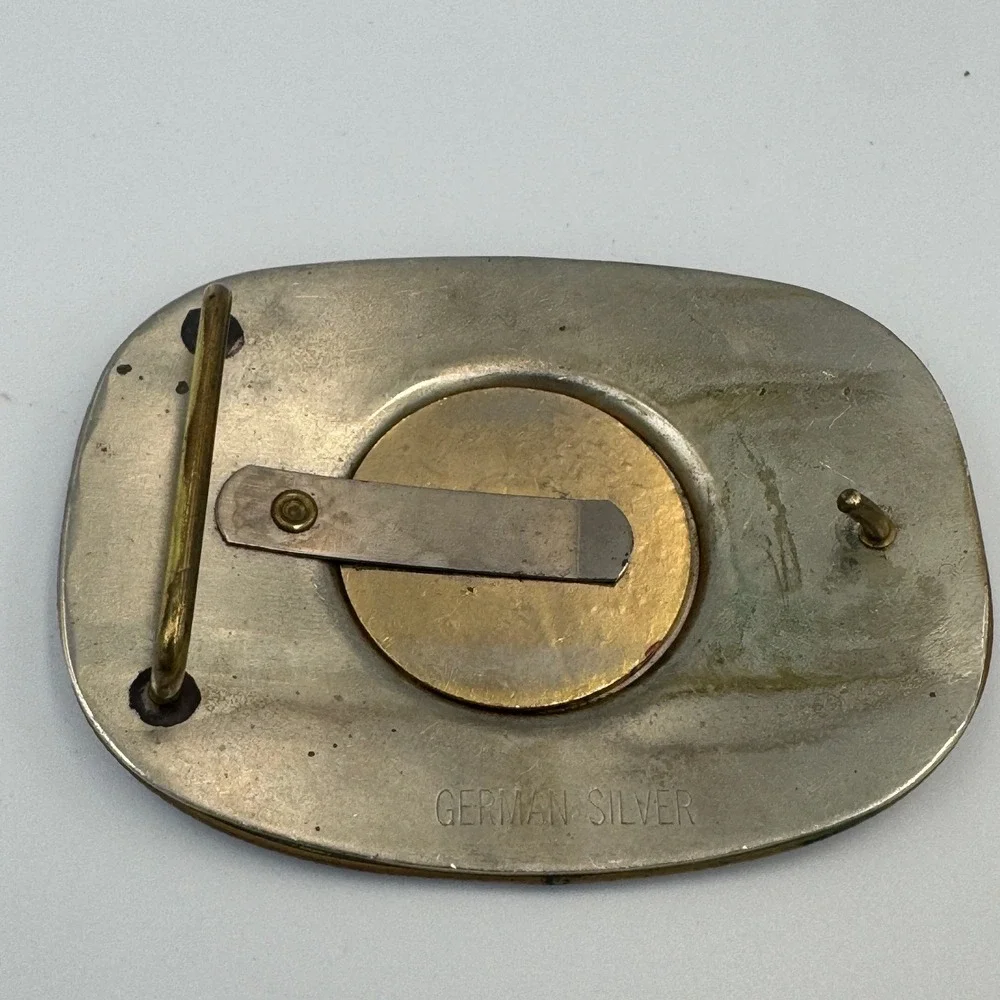 Vintage‎ German Silver Masonic 32nd Degree Scottish Rite Western Belt Buckle