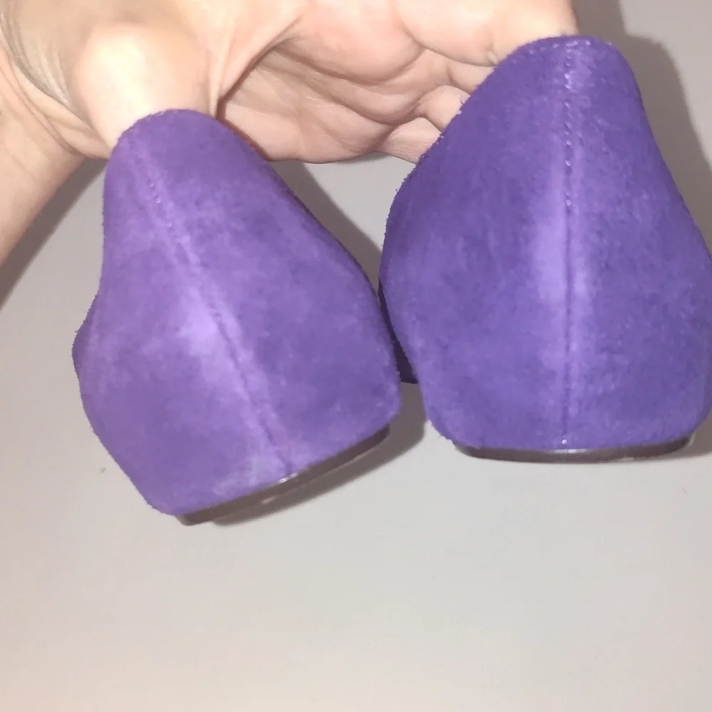 DV by Dolce Vita Purple Suede Lake Flats Size 10
