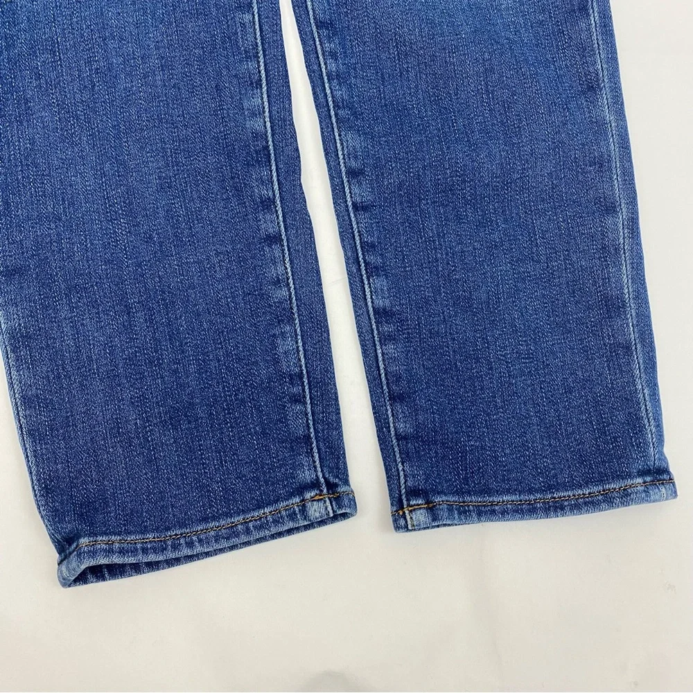 L’Agence Mon Jules The Perfect Fit Skinny Straight Jeans: Authentique Distressed