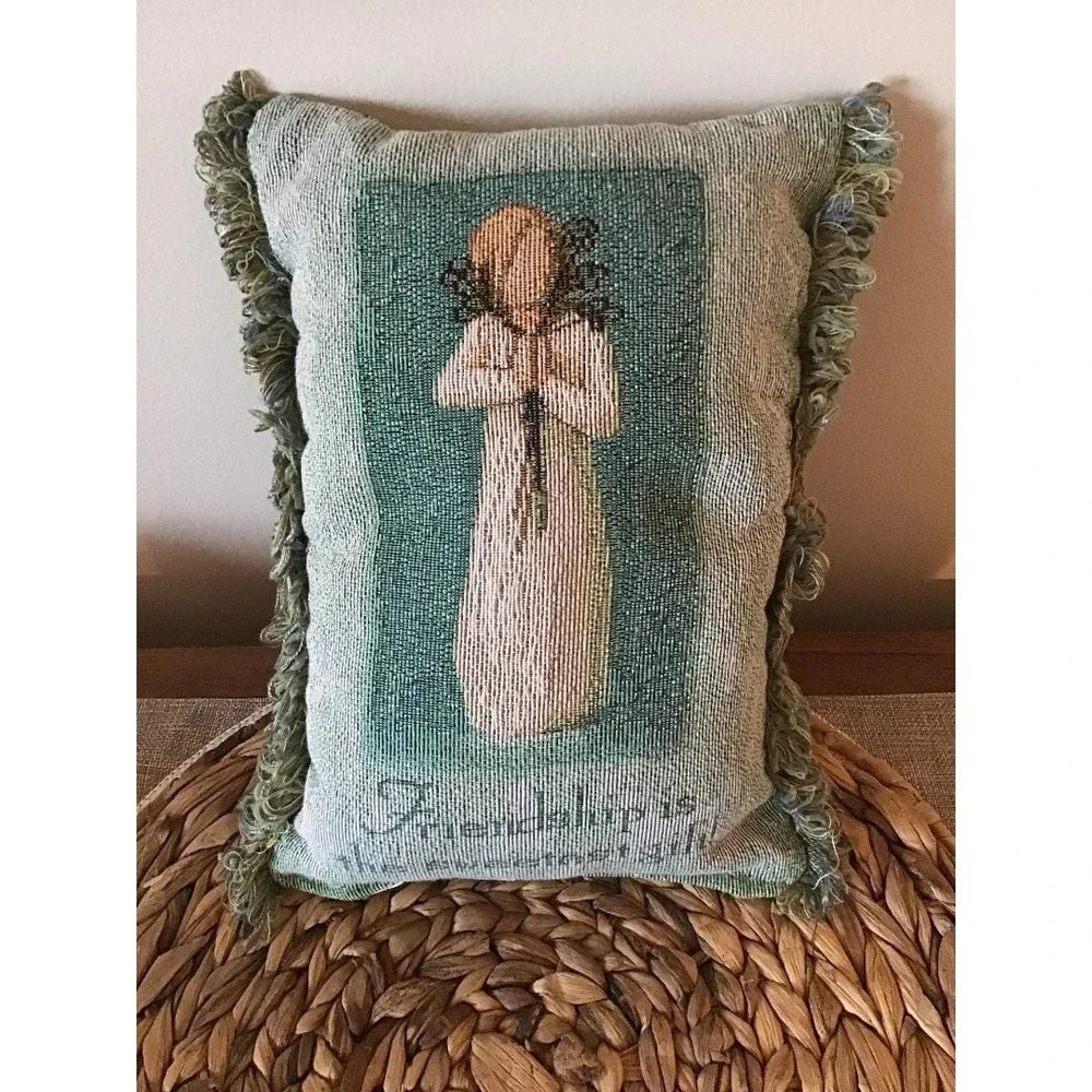 Willow Tree Small Tapestry Pillow, 