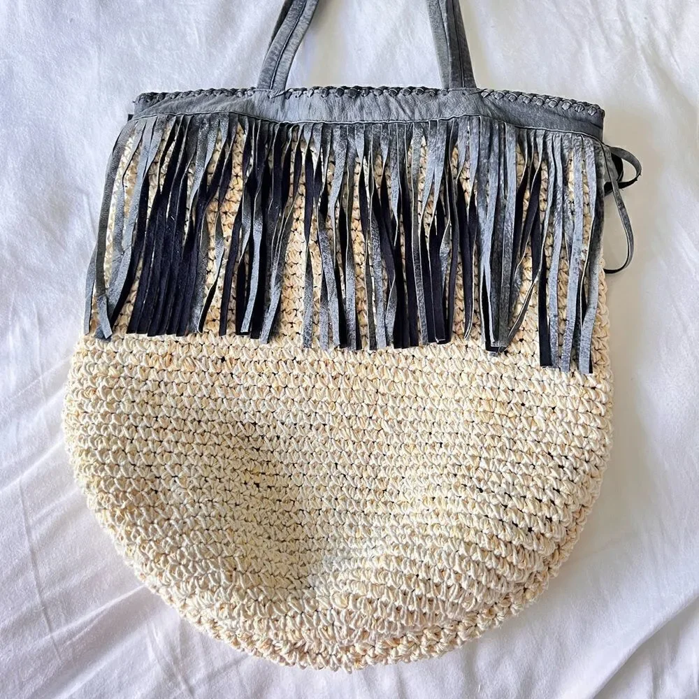 Cleobella fringe boho bag