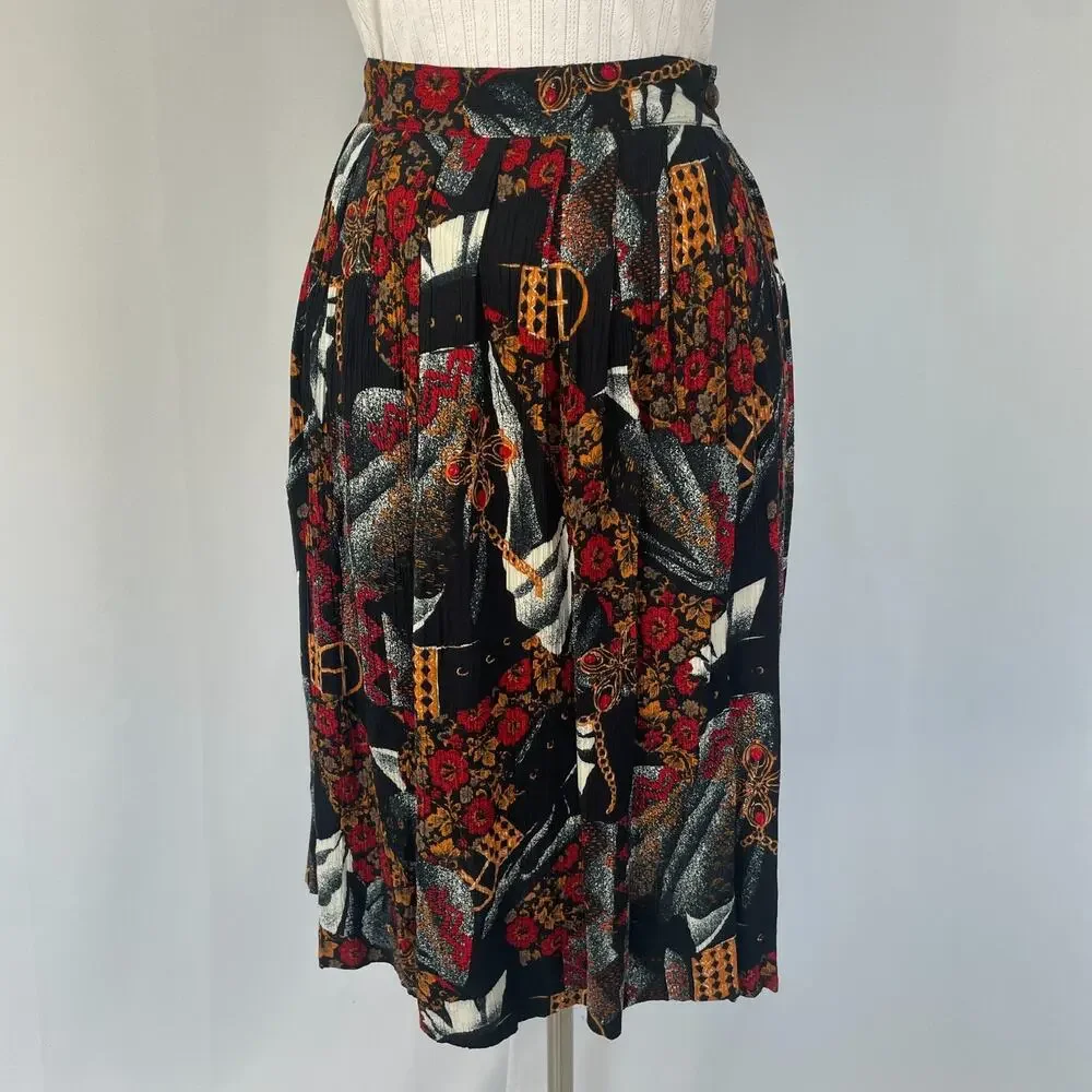 Leslie Fay vintage pleated