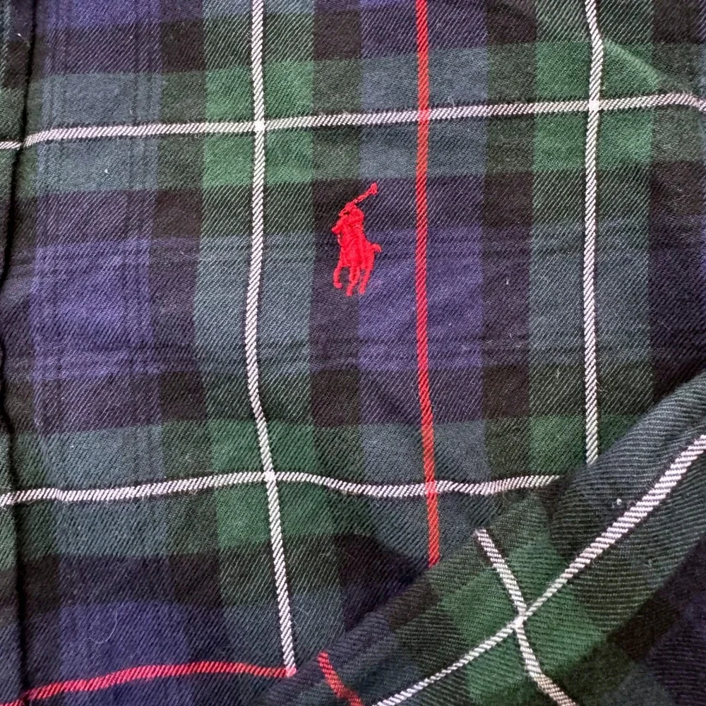 Polo Ralph Lauren Mens Shirt Small Classic Fit Plaid Button Down Cotton