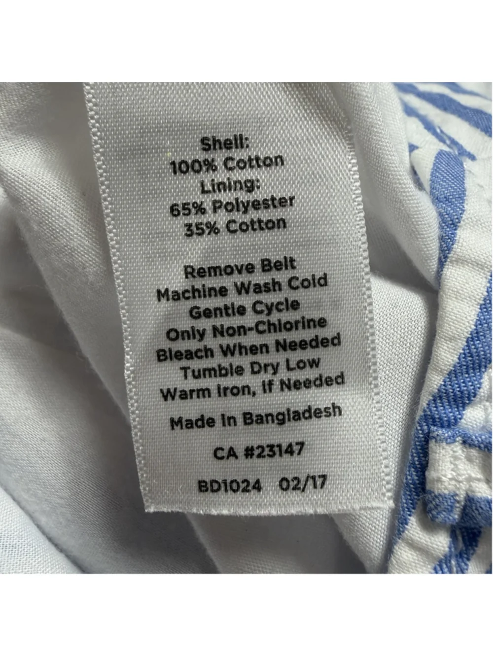 Talbots preppy blue