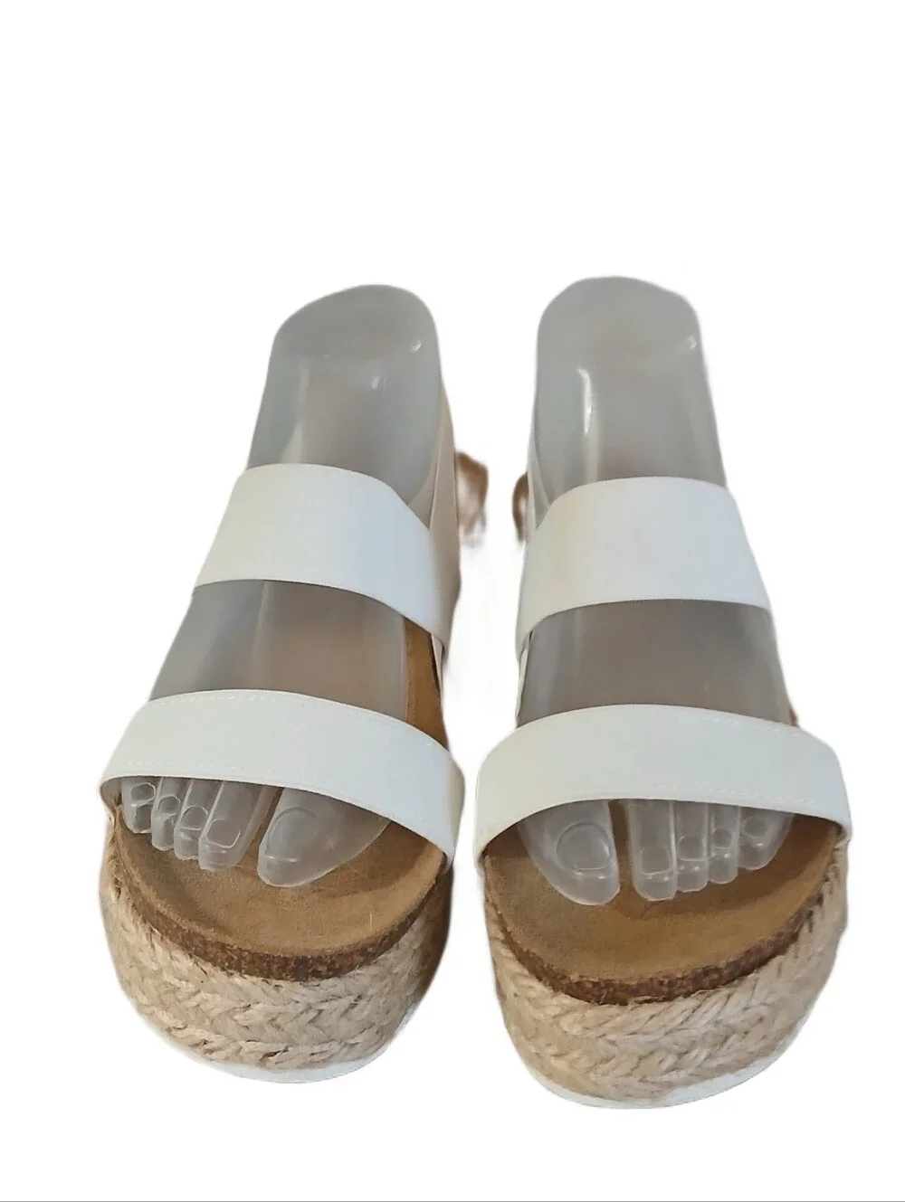 Steve Madden white crisscross