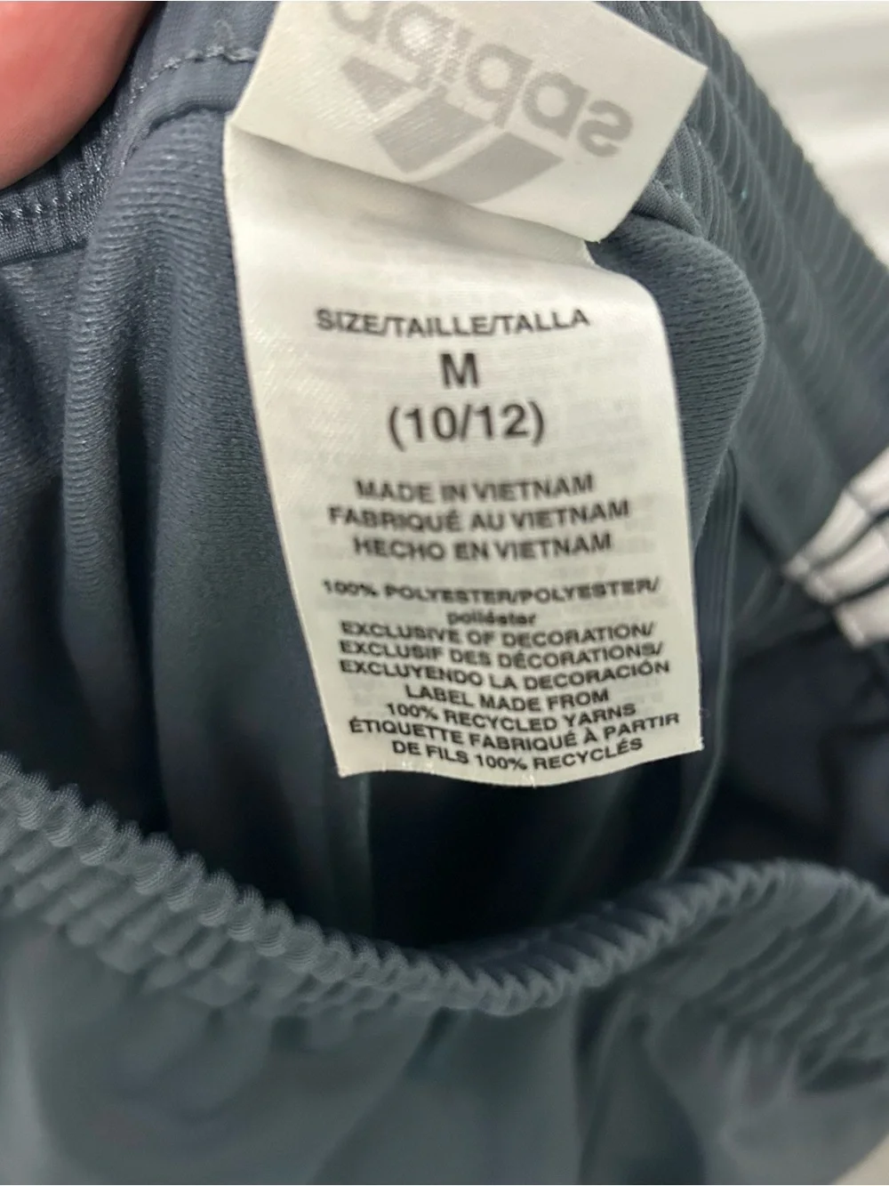 adidas Kids Black Joggers with White Three-Stripes