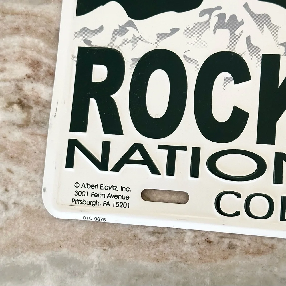Rocky Mountain National Park Colorado License Plate Souvenir/ Novelty Gift