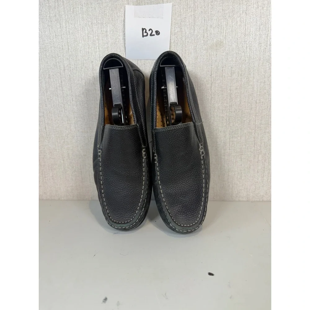 G.H‎ Bass & Co Connor Size 8M Loafer Black Brazil Leather Shoes
