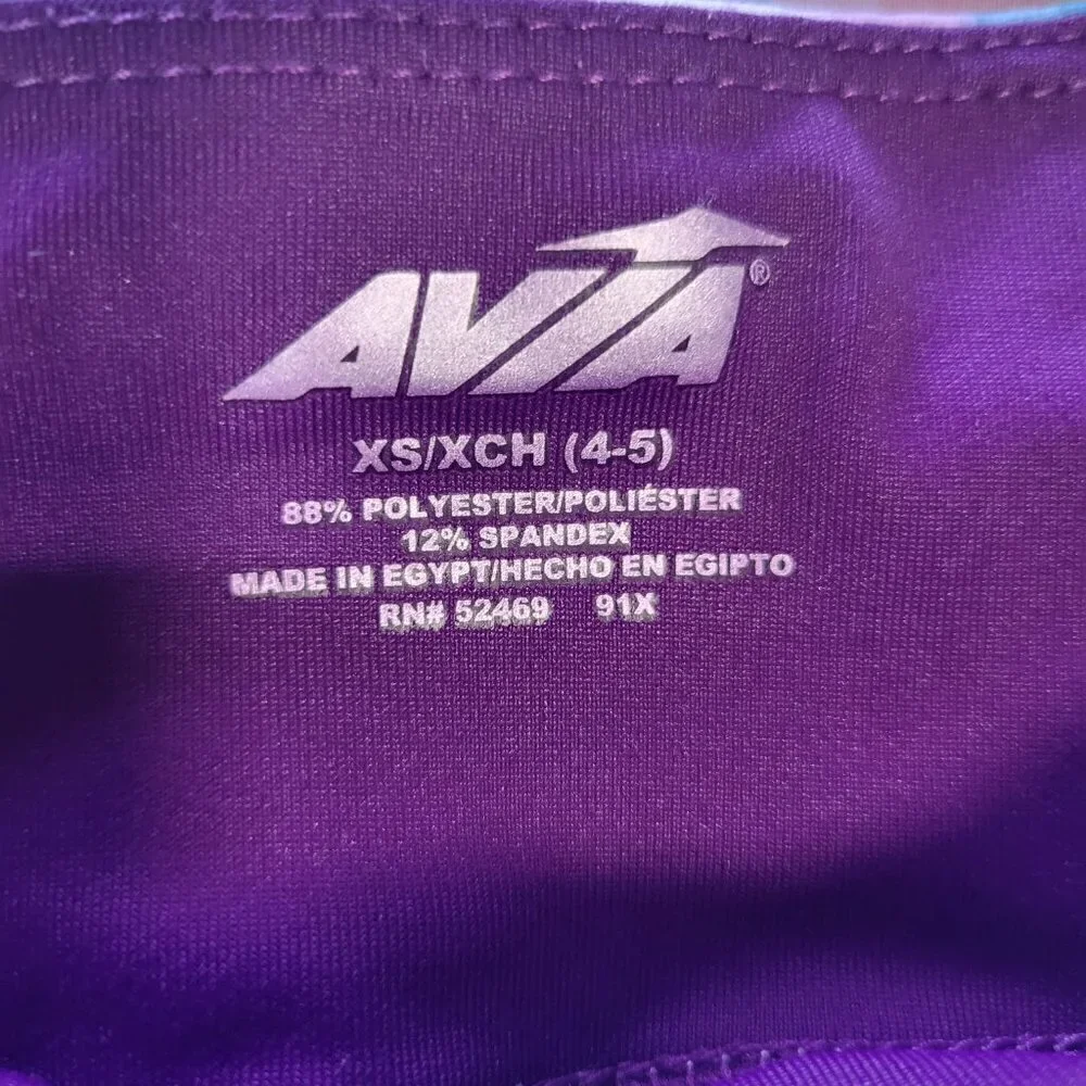 Avia performance leggings with purple hues