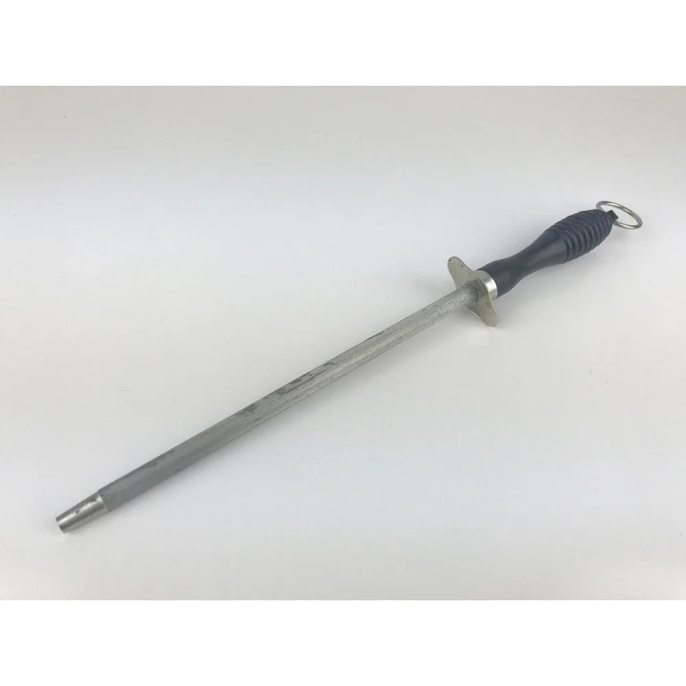 Unbranded Honing Sharpening Steel‎ Rod Knife Sharpener Black Handle Kitchen Tool