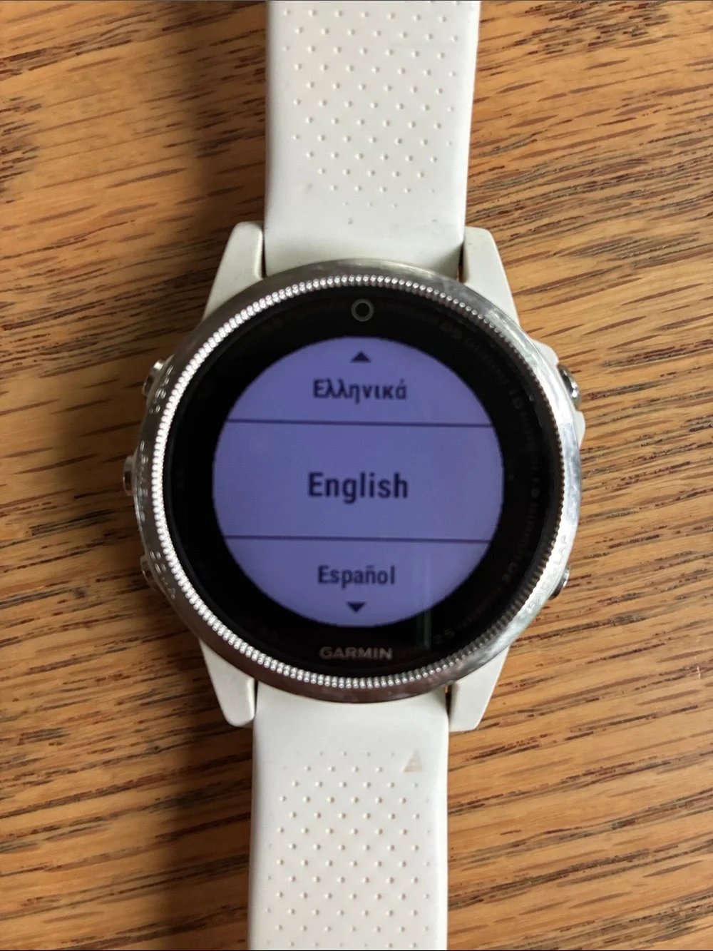 garmin smartwatch white