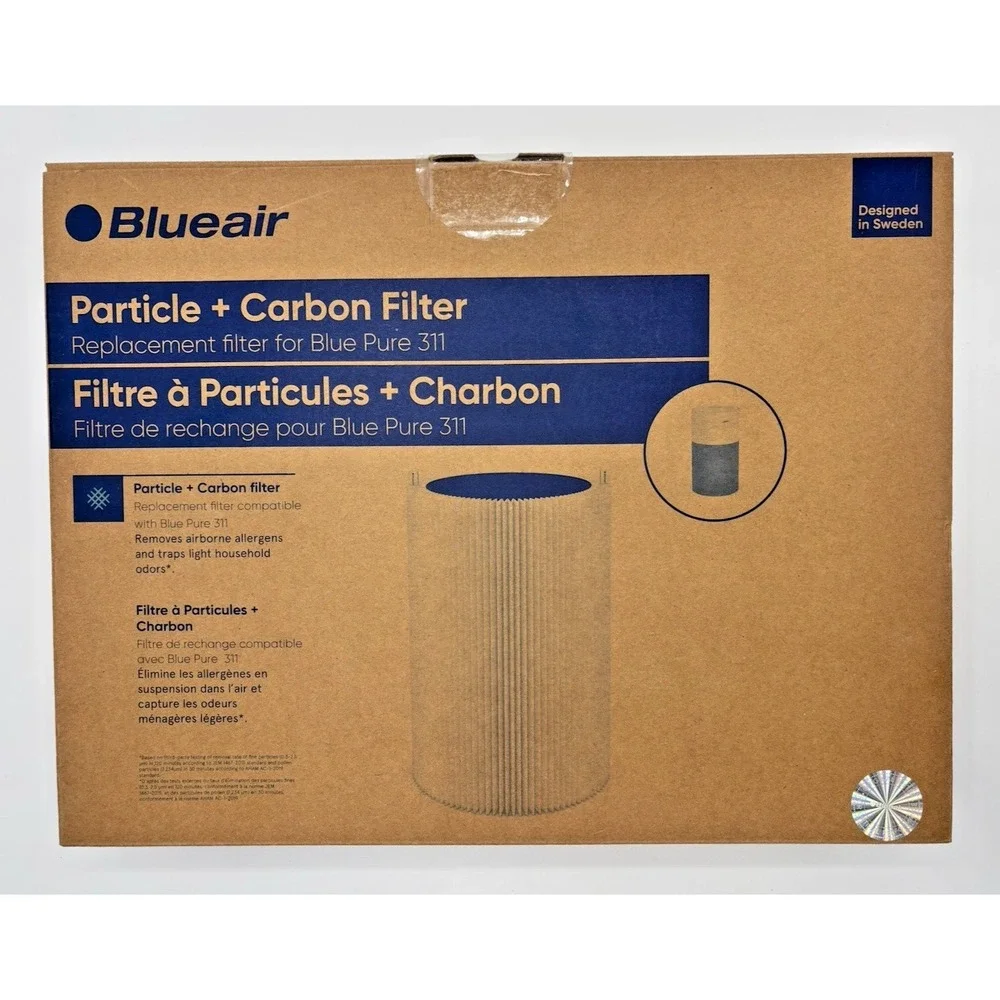 Blueair For Blue Pure 311 Particle + Carbon Filter Replacement NIB