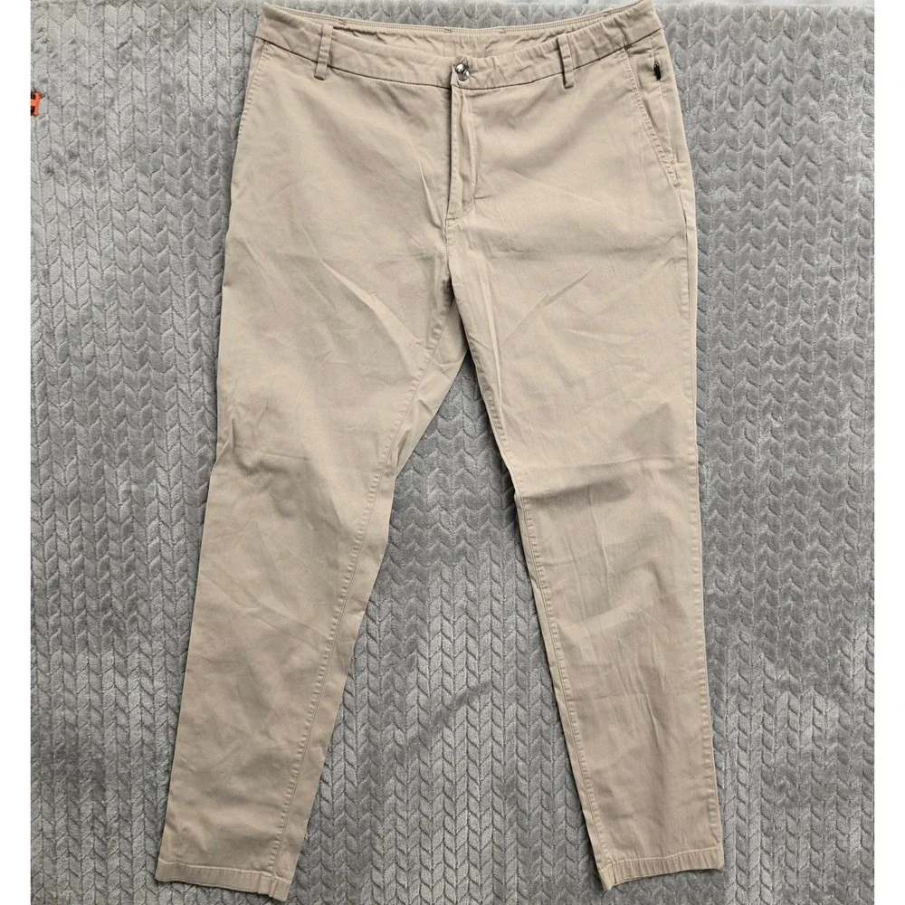 Birddogs Boomstick Khaki Tan Stretch Chino‎ Pants Mens 36x34 Performance Golf