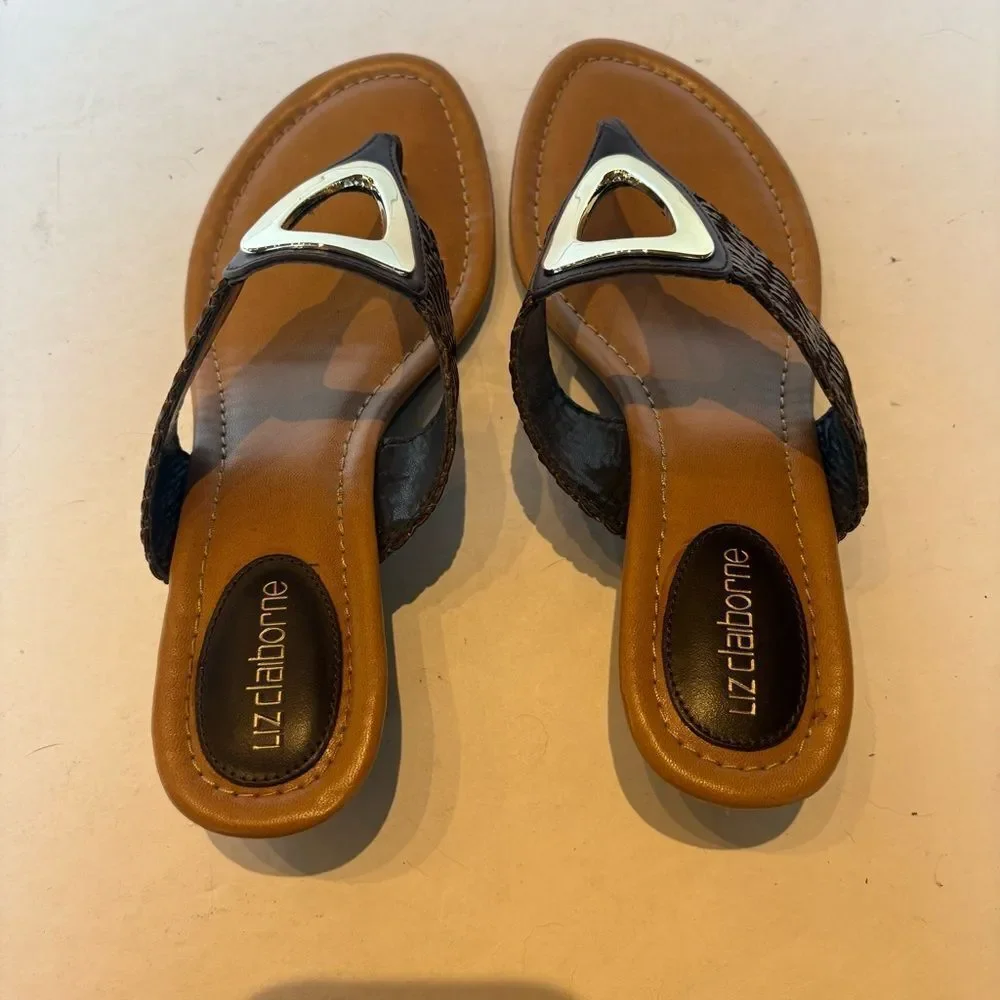 Liz Claiborne metal brown