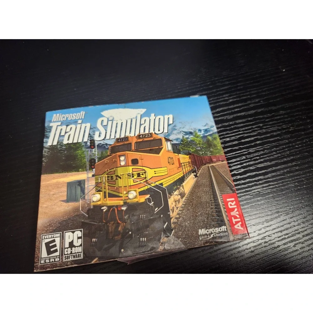 Microsoft Train Simulator PC CD-ROM 2002‎ Atari 2-Disc Set Simulation Game 26055