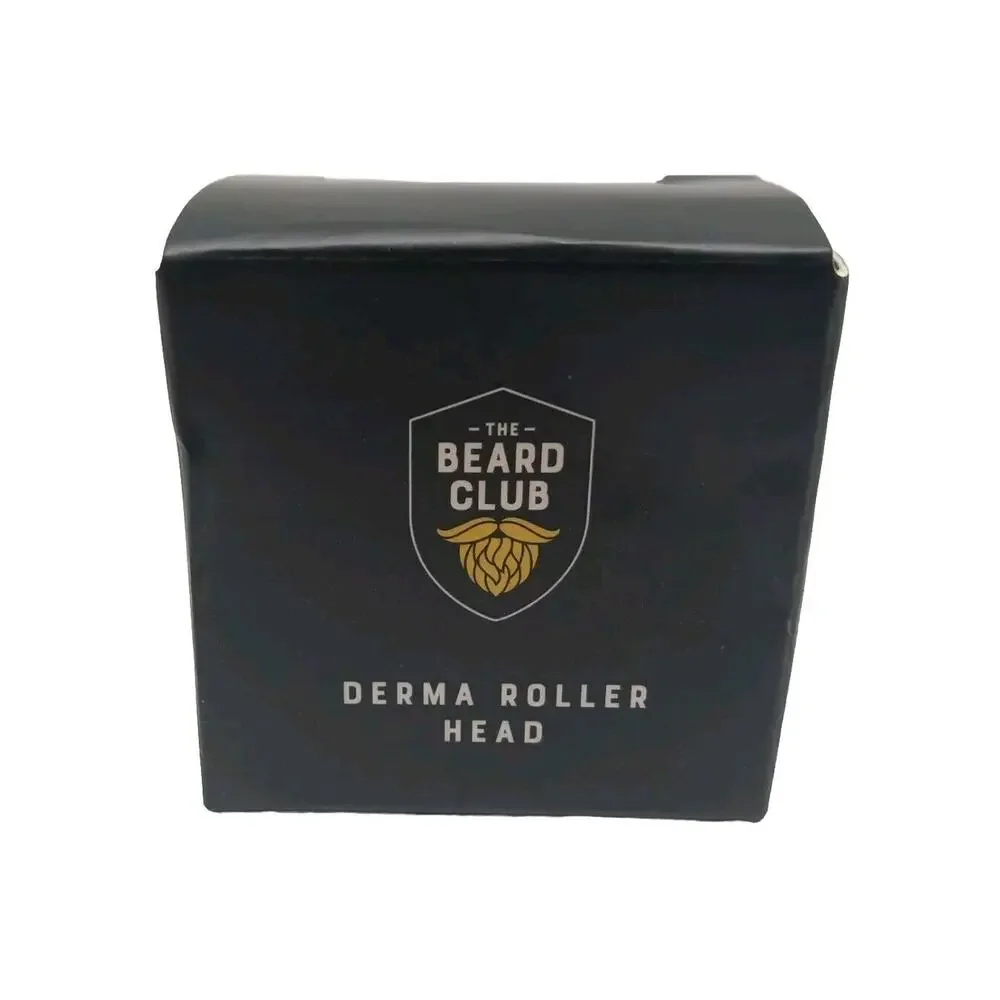Beard Club Derma Roller Head 540 Stainless‎ Promotes Thicker Fuller Beard NIB