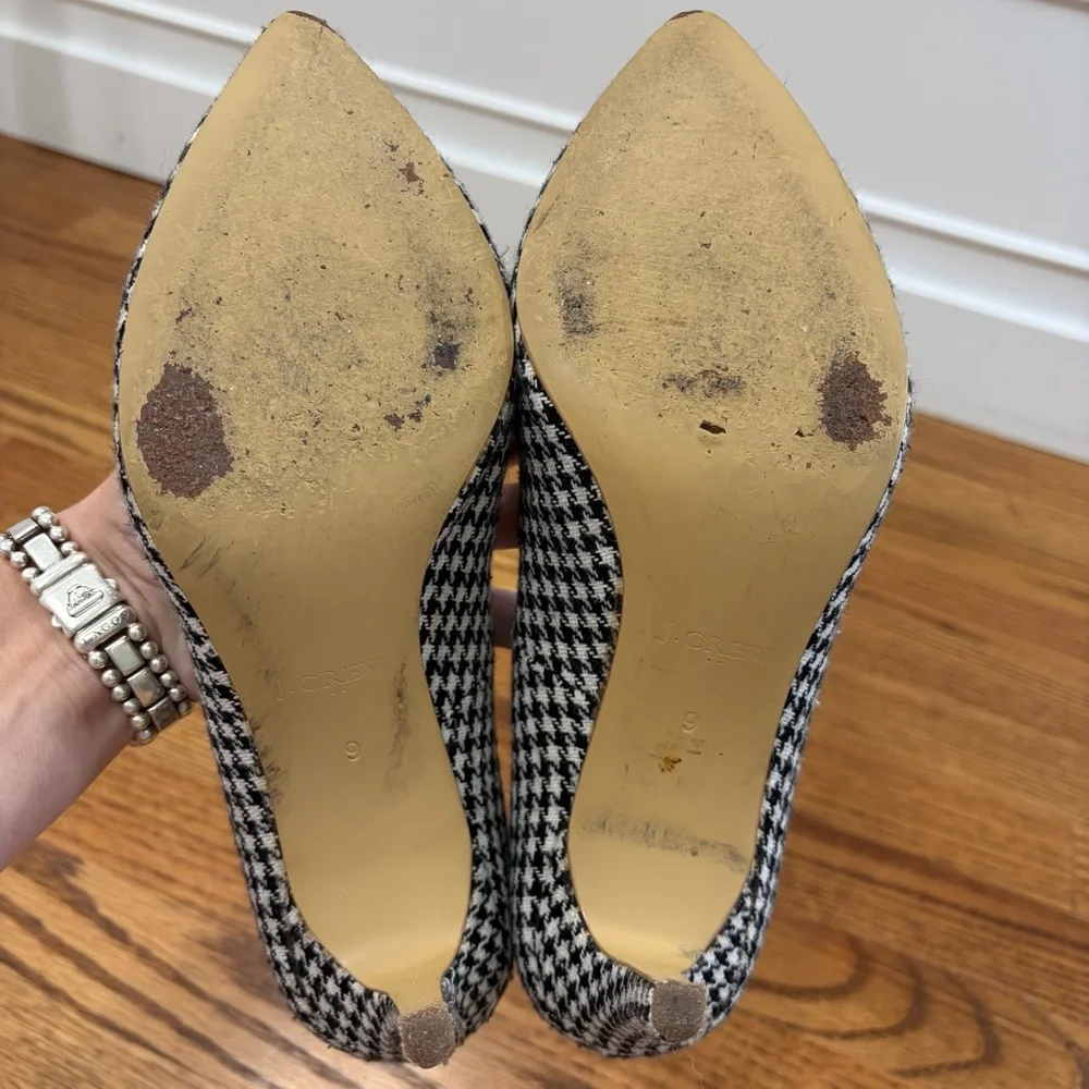 J. Crew Isabella Houndstooth Heels (9)