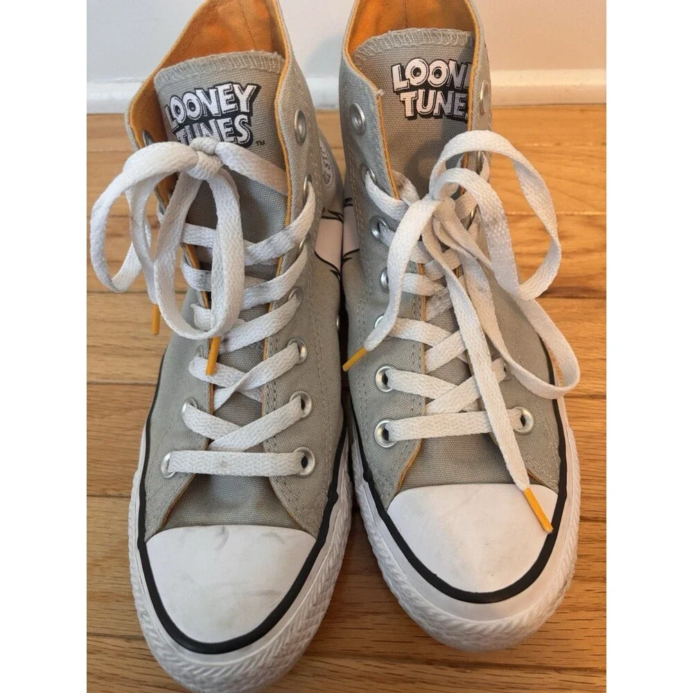 Converse x Looney Tunes Bugs Bunny Chuck Taylor High Top Gray Mens 5 W7