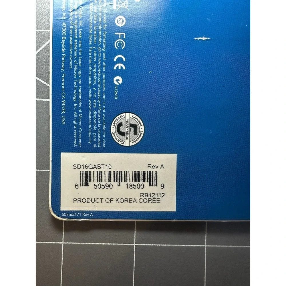 Lexar 16gb sd