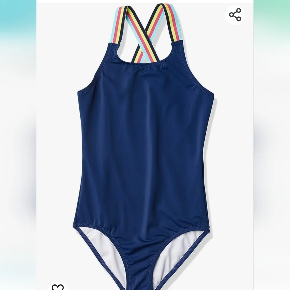 Girls' Maggie UPF 50+ Beach‎ Sport Athletic One Piece Swimsuit